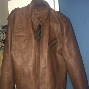 A leather jacket